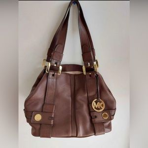 Michael Kors brown leather purse